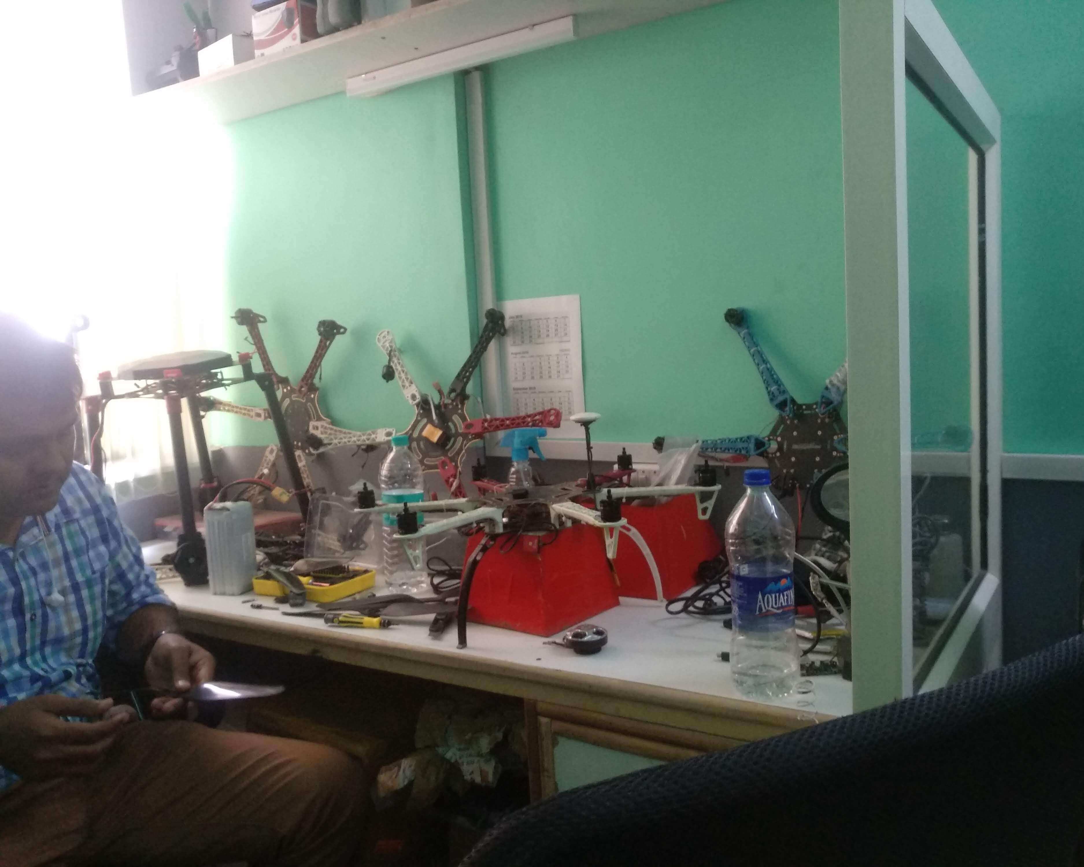 Excited from the business potential started with their first office.